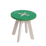 Small round chair, green