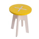 Round chair, yellow