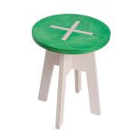 Round chair, green